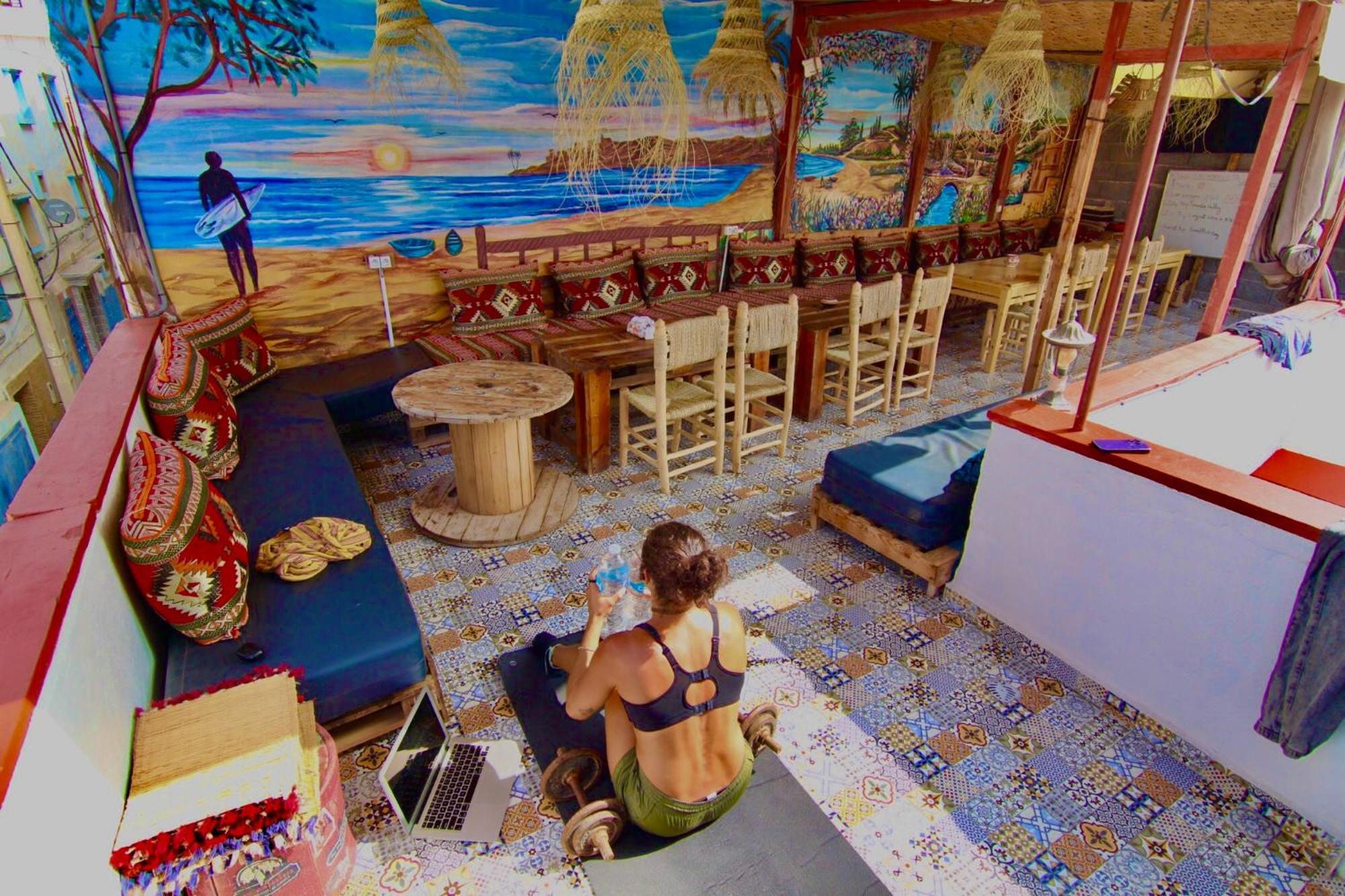 Mabidi Surf Taghazout Hostel Bagian luar foto